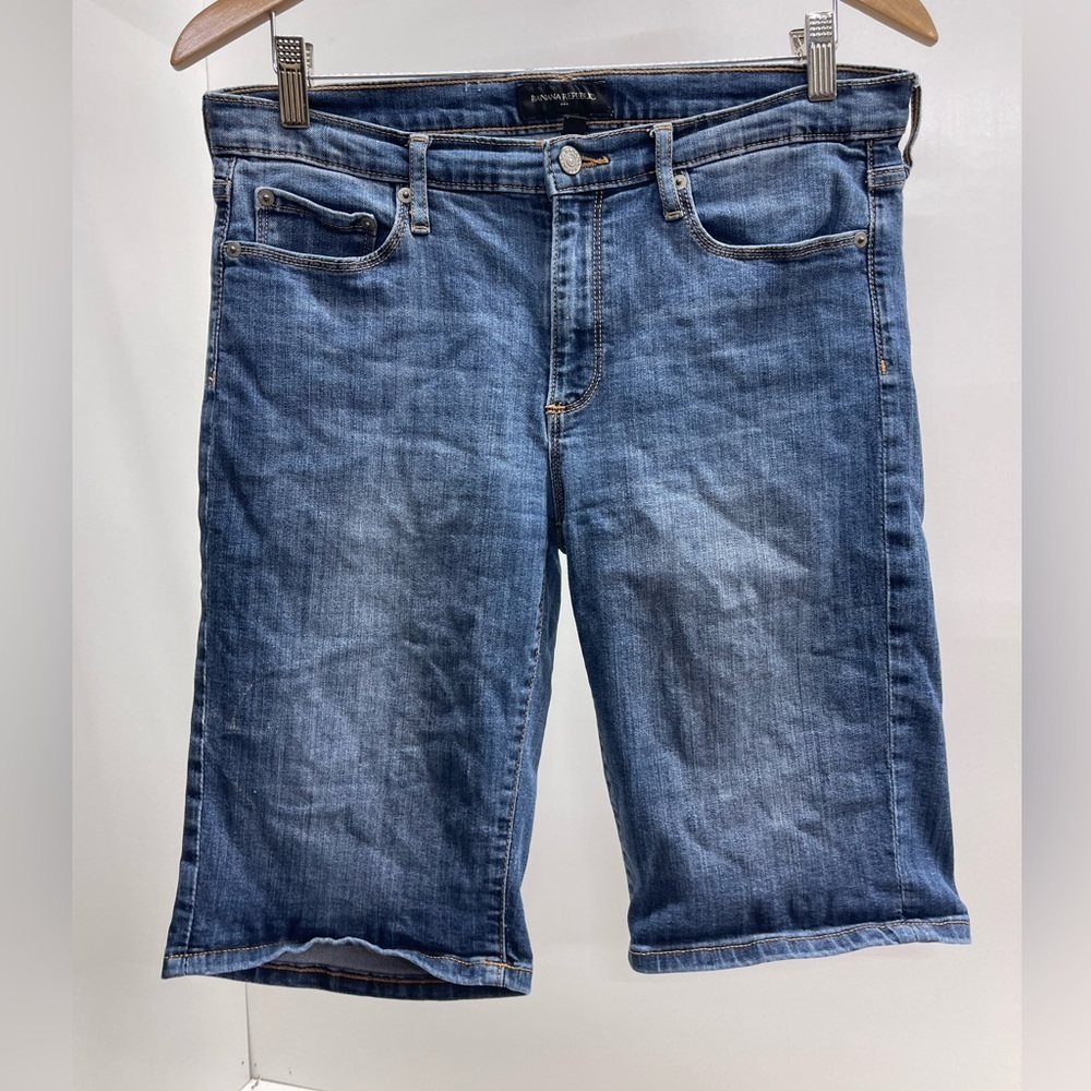 Banana Republic Blue Bermuda‎ Jean Shorts
